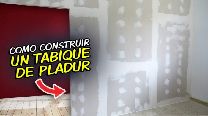 como construir un tabique de pladur